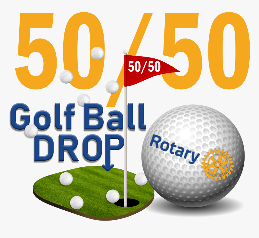 Golf Ball Drop Logo 2019 50-50 - Owner Udice Za Belu Ribu, HD Png Download, Free Download