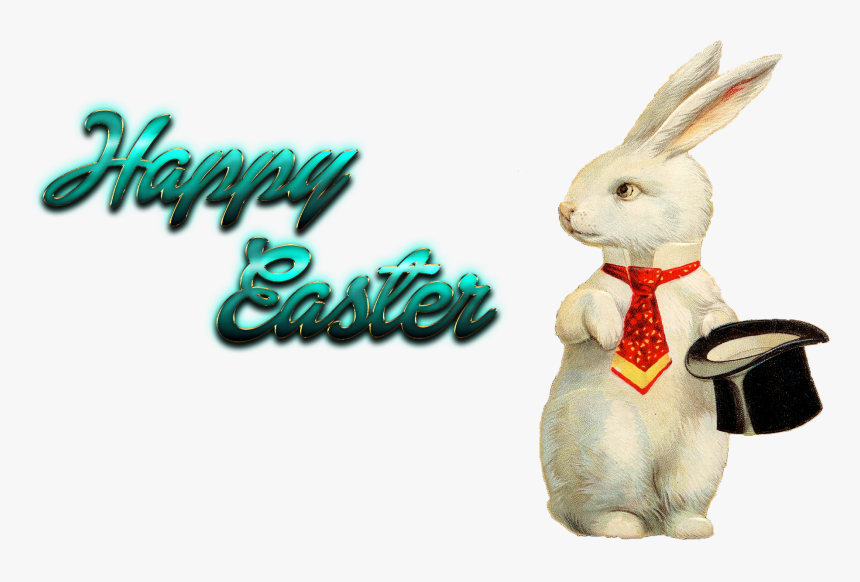 Happy Easter Png Happy Easter Day Png - Domestic Rabbit, Transparent Png, Free Download