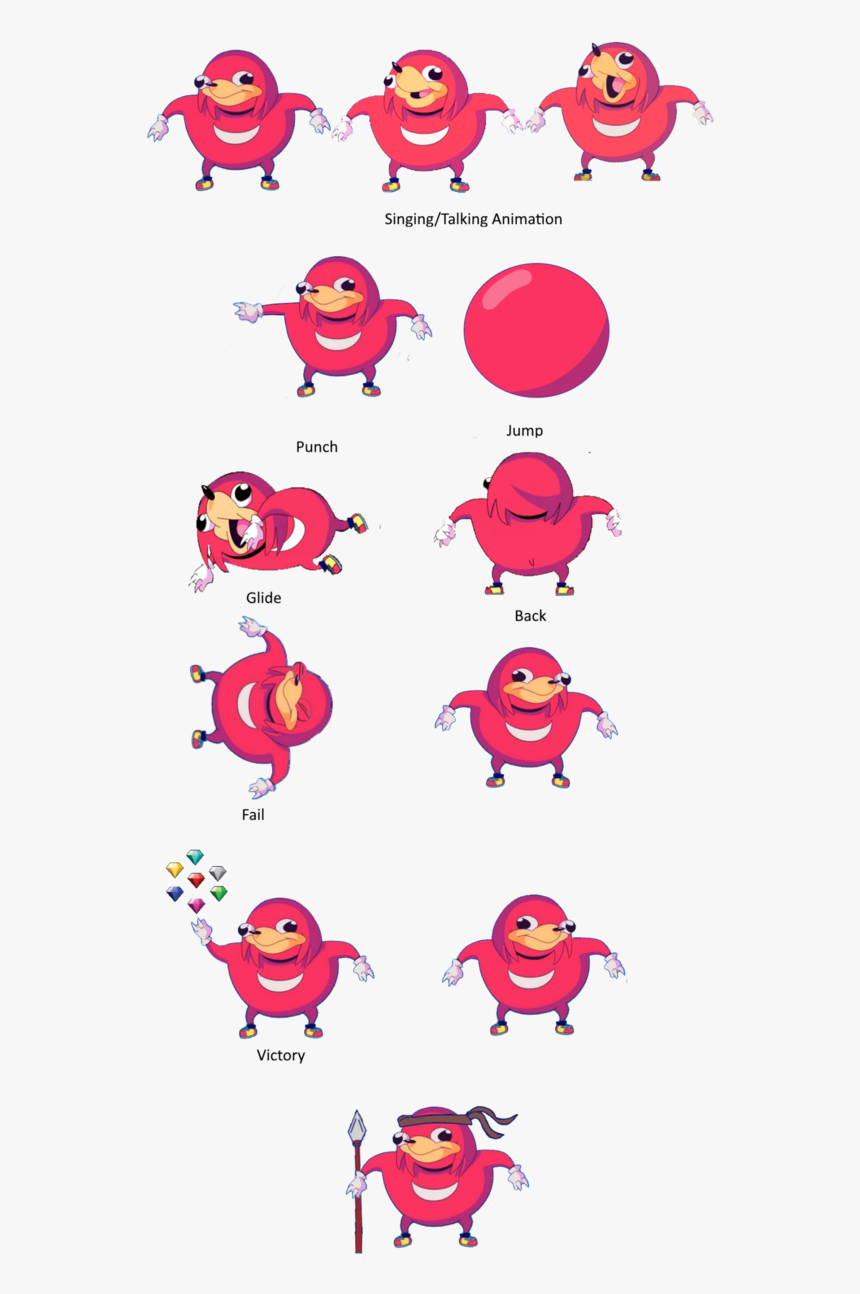 Transparent Ugandan Knuckles Png - Knuckles Wallpapers Ugandan Knuckles, Png Download, Free Download