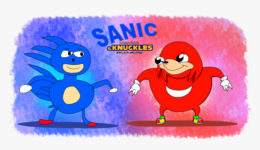 Sanic Ugandan Gknuckles Sonic & Knuckles Knuckles The - Ugandan Knuckles And Sanic, HD Png Download, Free Download