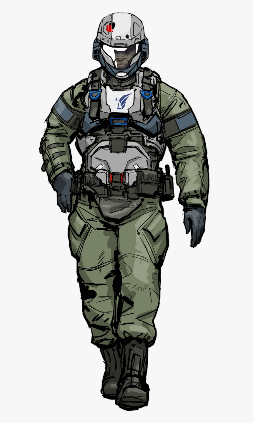 Download Army Png Image - Halo Odst Concept Art, Transparent Png, Free Download