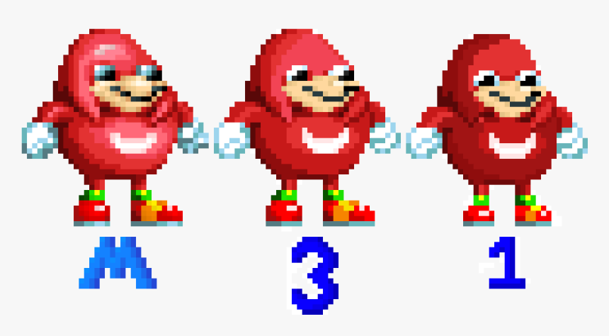 Sonic 3 And Ugandan Knuckles, HD Png Download, Free Download