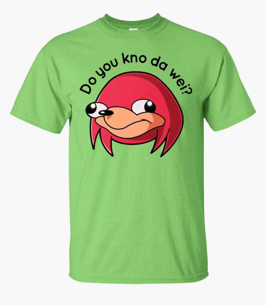 Ugandan Knuckles T-shirt - Ugandan Knuckles Memes Clean, HD Png Download, Free Download