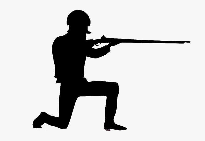 British Soldiers Silhouette Png Download - Silhouette Soldier Shooting, Transparent Png, Free Download