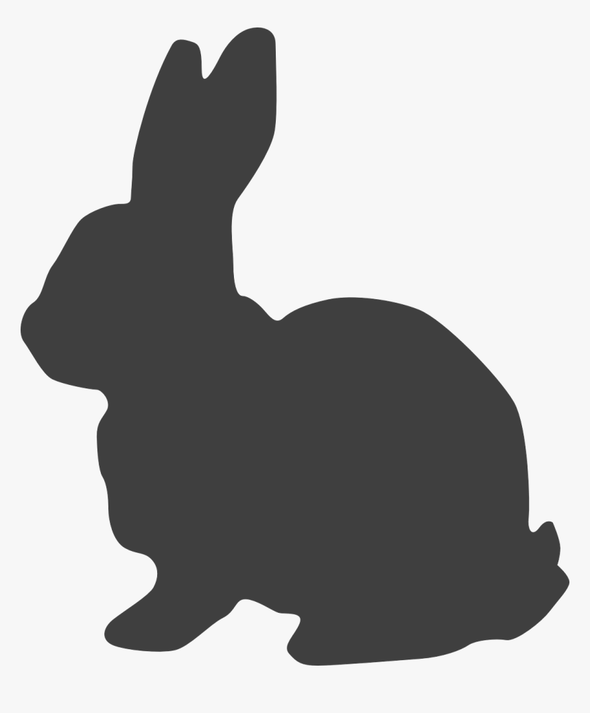 Rabbit Silhouette Clipart, HD Png Download, Free Download