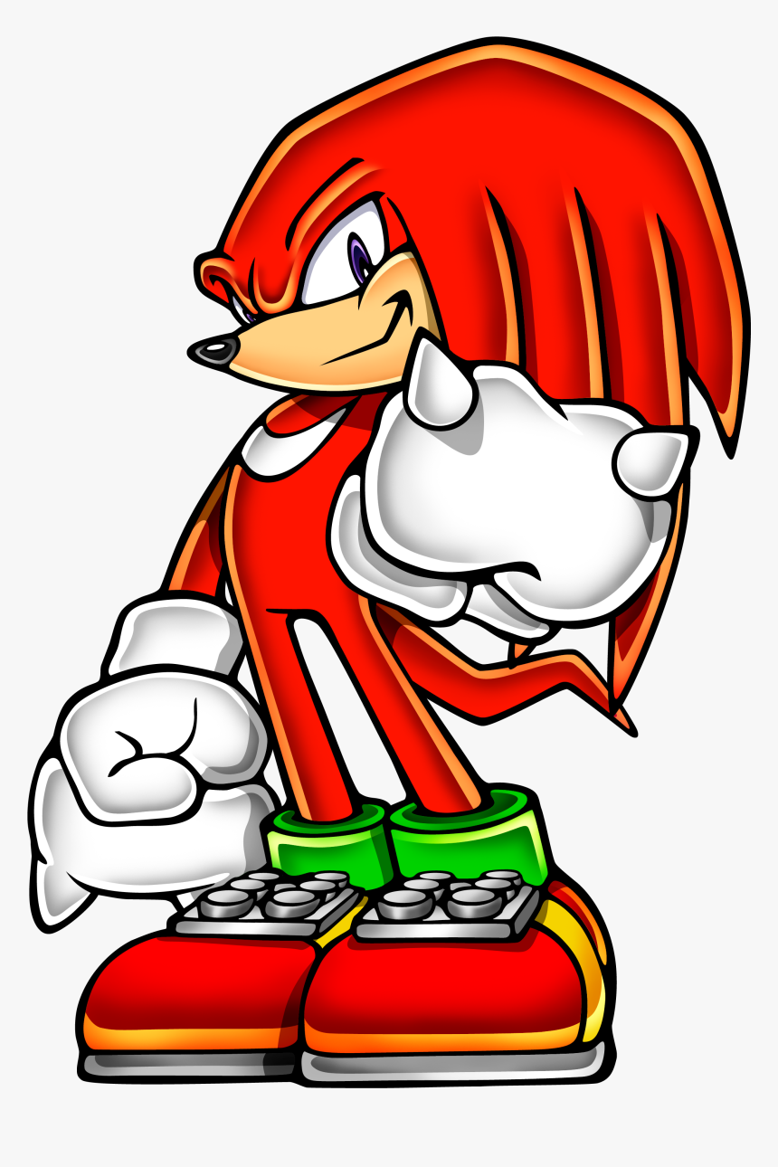 Advance Knuckles - Knuckles The Echidna, HD Png Download, Free Download