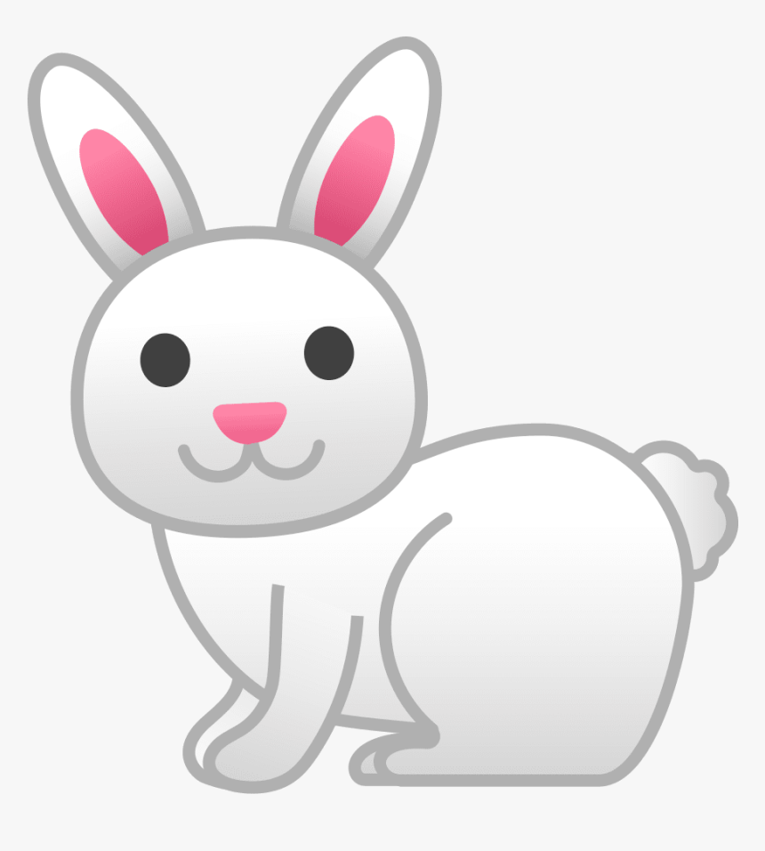 Cute Bunny Emoji Transparent Png Image - Rabbit Icon, Png Download, Free Download