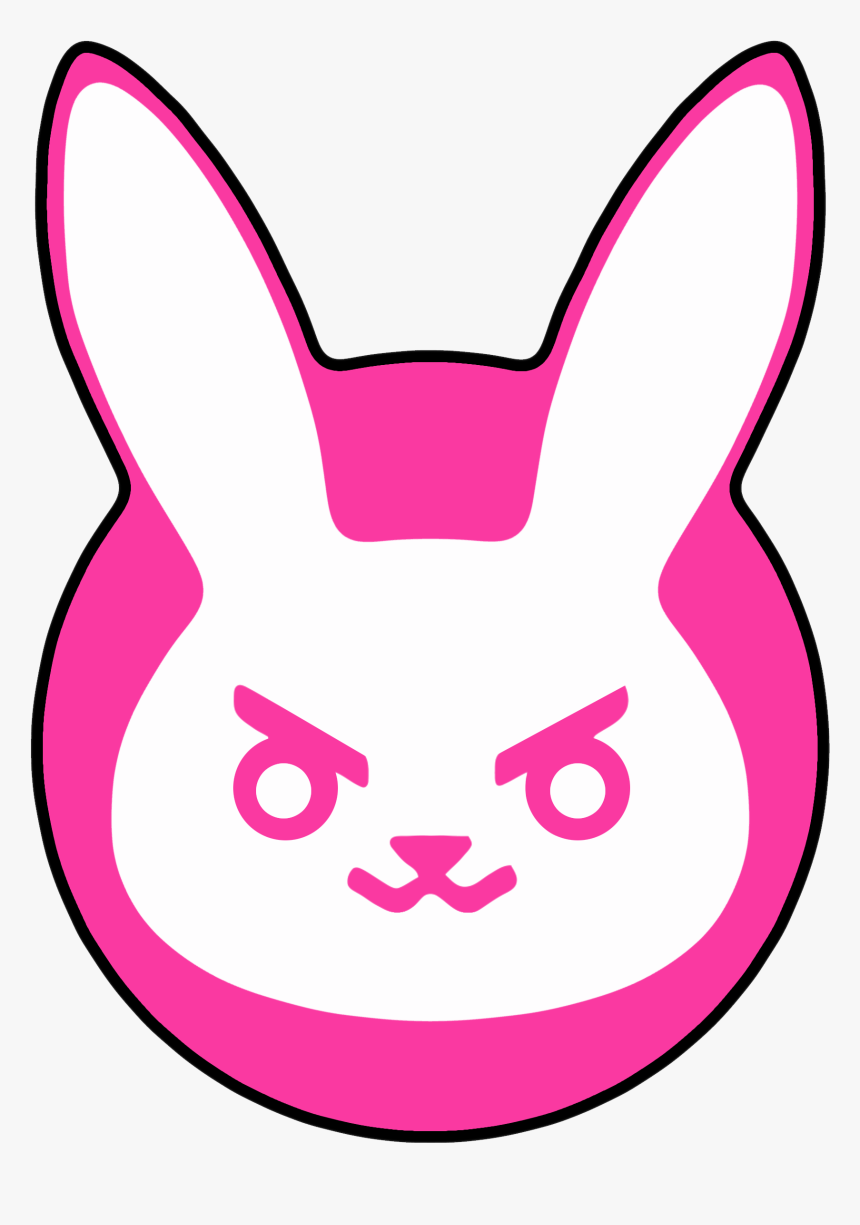 Overwatch Sprays Png - D Va Bunny Spray, Transparent Png, Free Download