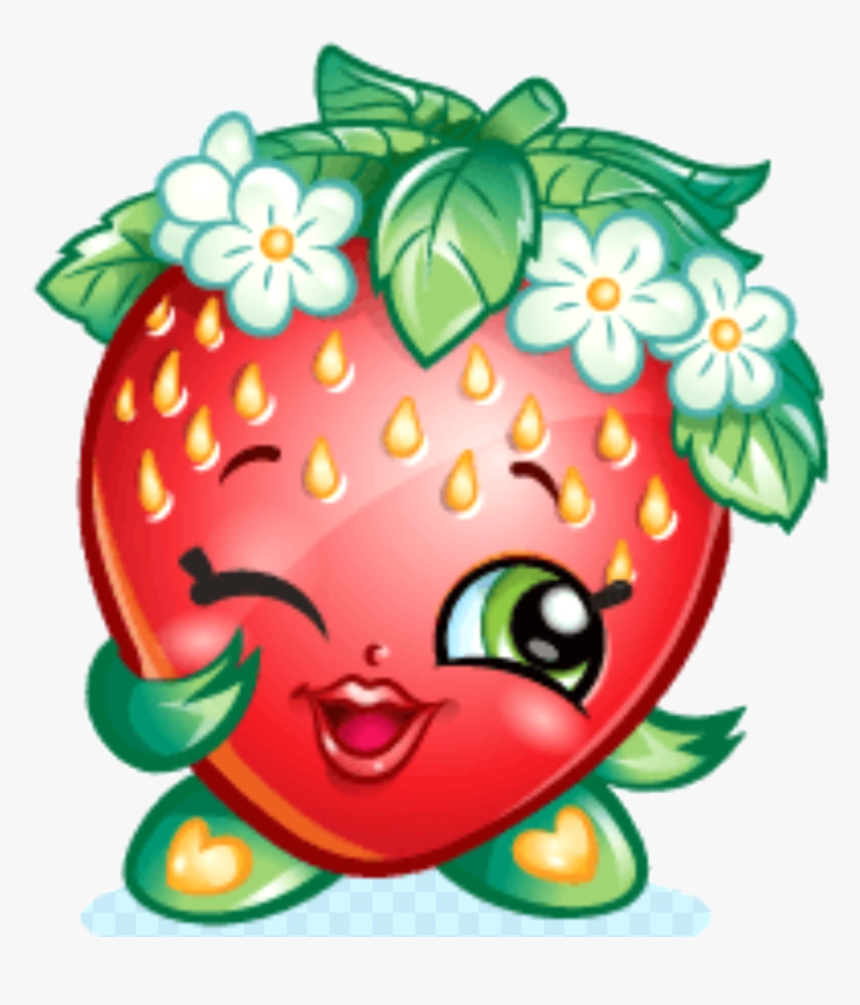 Shopkins Clipart Transparent Png - Shopkins Strawberry, Png Download, Free Download