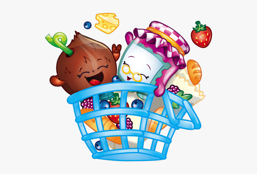 Download Shopkins Latest Version - Shopkins Shopping Cart Cartoon, HD Png Download, Free Download