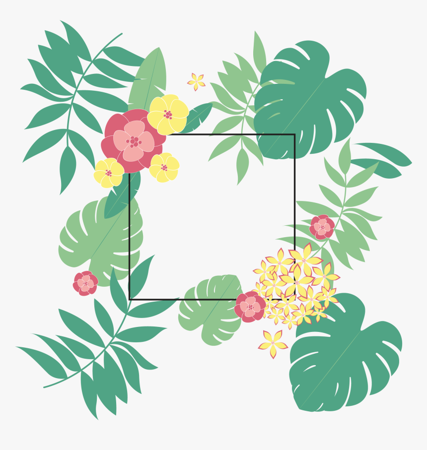 Plants Clipart Summer - Summer Floral Background Png, Transparent Png, Free Download