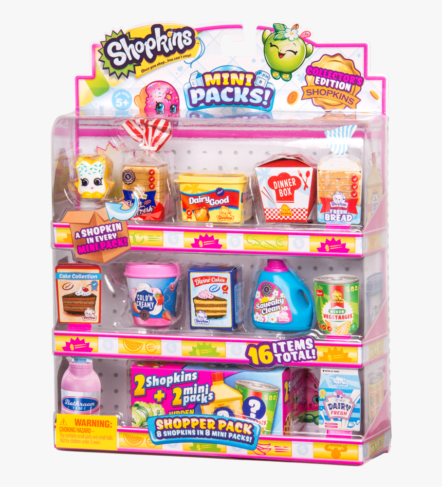 Shopkins Oh So Real Mini Food Packs, HD Png Download, Free Download