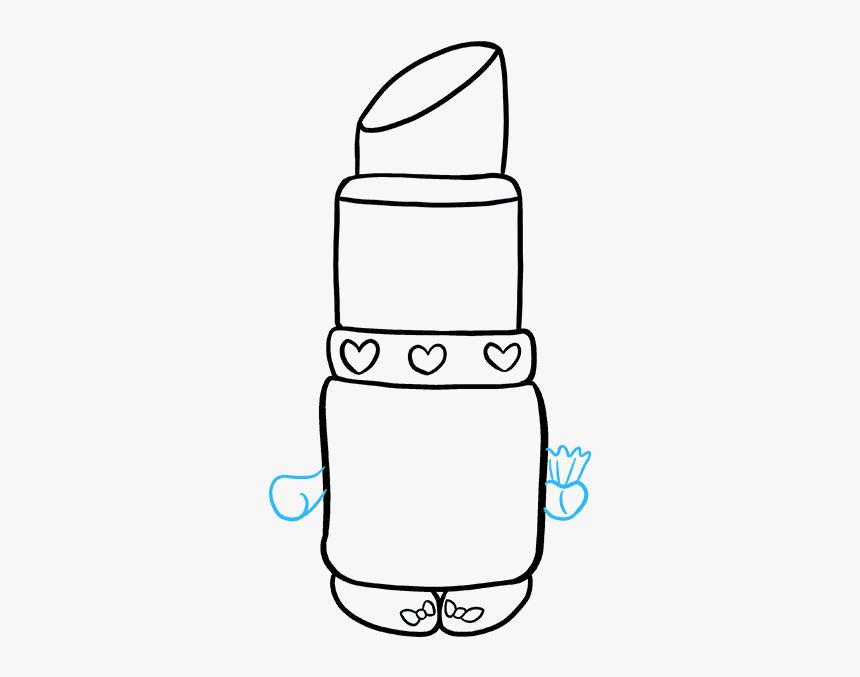 How To Draw Lippy Lips From Shopkins - Easy Shopkin Drawing, HD Png Download, Free Download