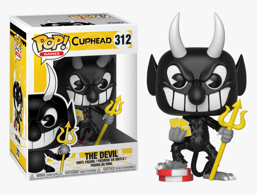 The Devil Pop Vinyl Figure - Cuphead Devil Pop Vinyl, HD Png Download, Free Download