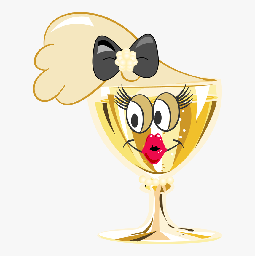 Cartoon,clip - Champagne And Glasses Clip Art, HD Png Download, Free Download