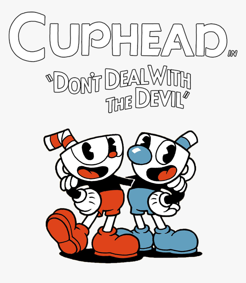 Cuphead Logo And Mascots - Cartoon Video Game Characters, HD Png Download, Free Download