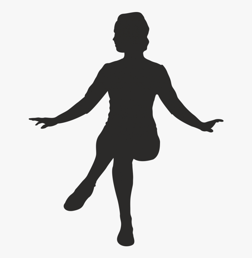 Woman Arms Up Silhouette - Girl Sitting Silhouette Png, Transparent Png, Free Download