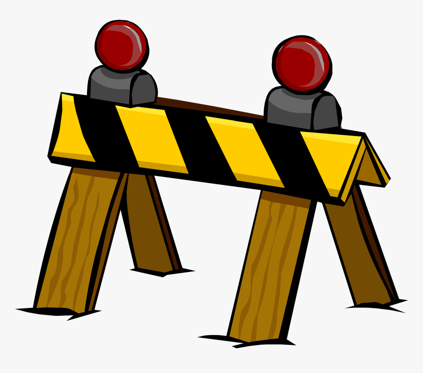 Construction Clip Art Image Free - Barrier Png, Transparent Png, Free Download