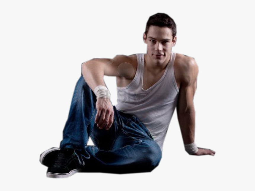 Guy Sitting Png, Transparent Png, Free Download