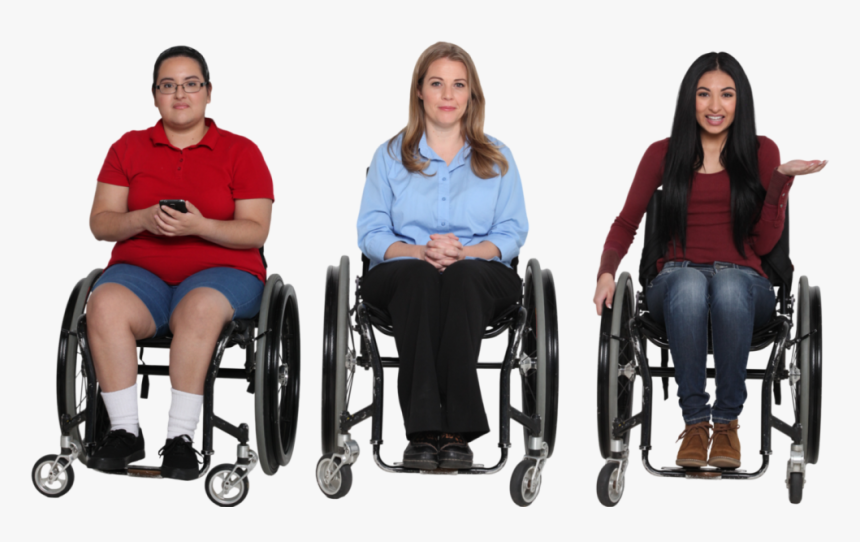 Person In Wheelchair Png - Disabled People Cut Out, Transparent Png, Free Download