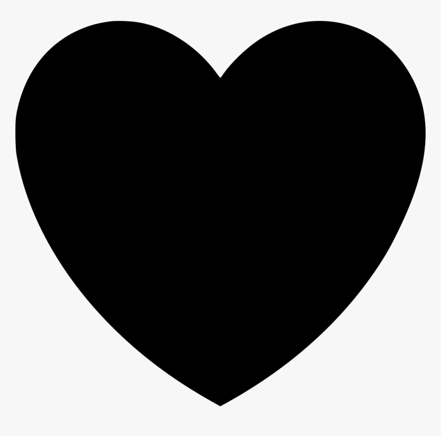 Heart Clipart Black And White Black Heart Clip Art - Clipart Black Heart, HD Png Download, Free Download
