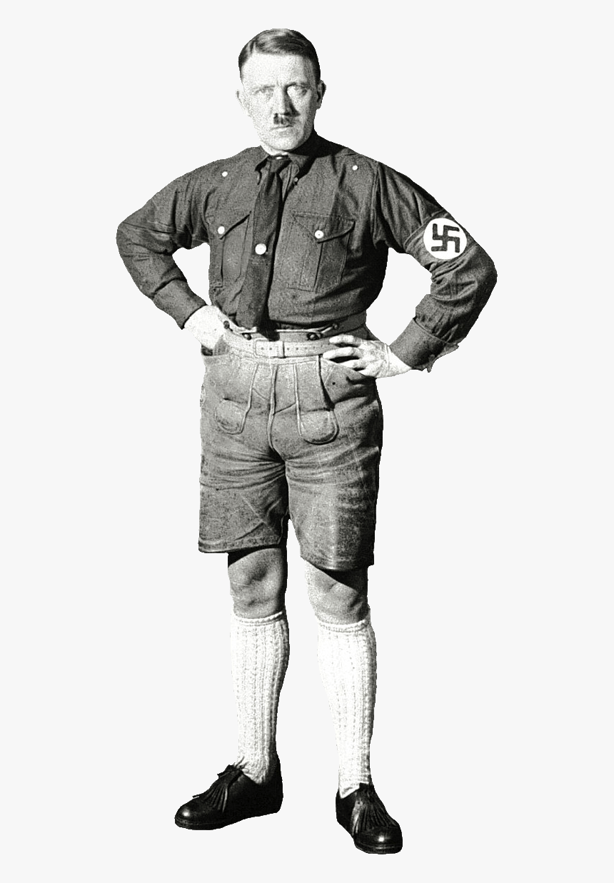 Hitler With Shorts - Hitler Transparent Png, Png Download, Free Download