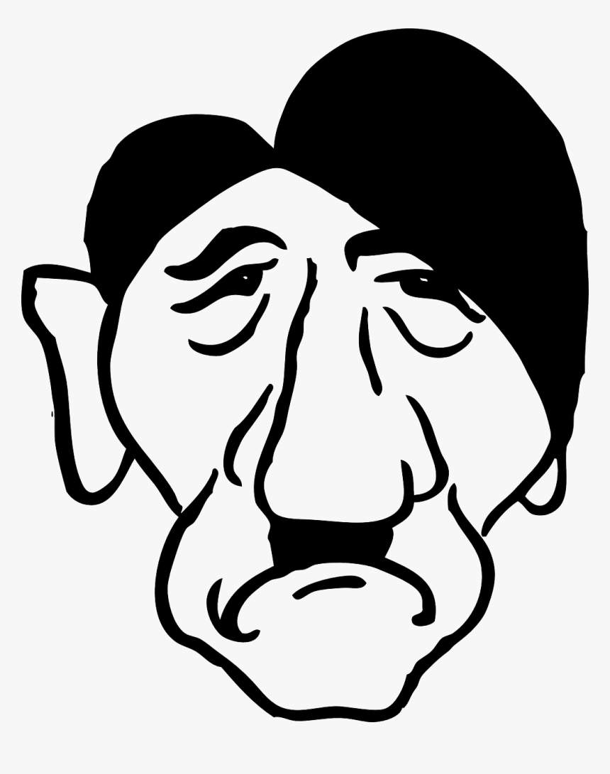 Line Art Of Hitler, HD Png Download, Free Download