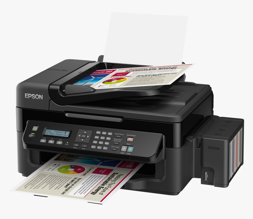 Laser Printer Png Image - Epson L550 Printer, Transparent Png, Free Download