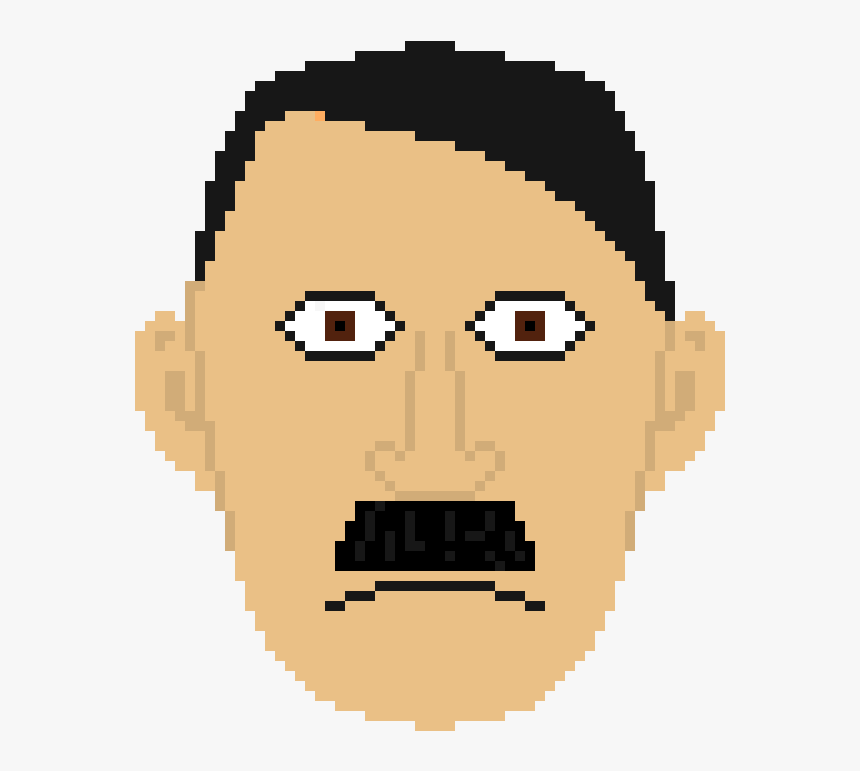 Hitler Pixel Art Grid, HD Png Download, Free Download