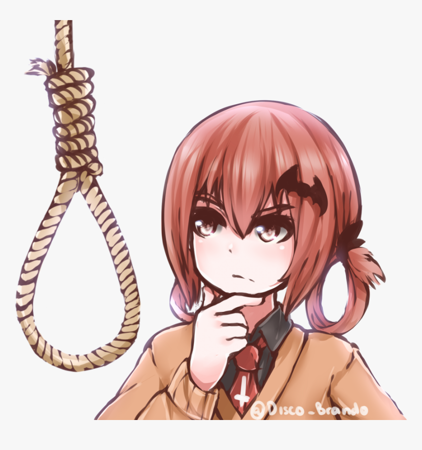 Transparent Noose Animated - Satania Suicide, HD Png Download - kindpng.