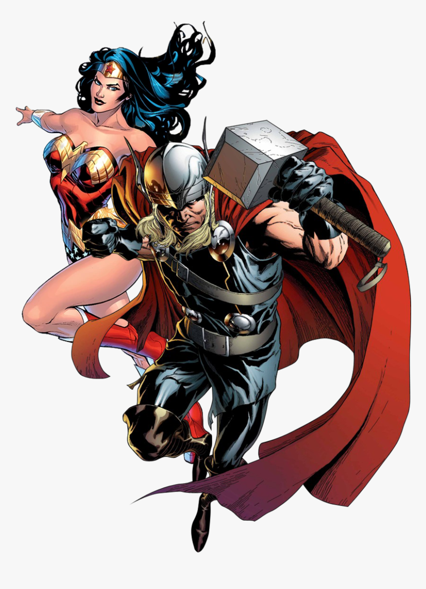 Thor Vs Superman Meme , Png Download - Thor Comic Png, Transparent Png, Free Download