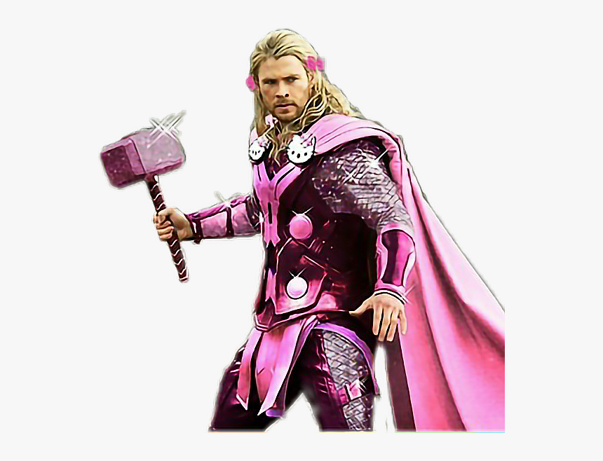 #barbie #thor #pink #rose #barbiethor #thorbatbie #kawaii - Thor Trans, HD Png Download, Free Download