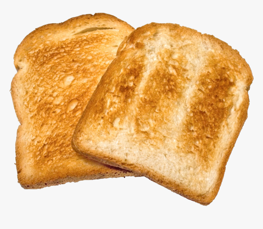 Toast Png Picture - 2 Slices Of Toast, Transparent Png, Free Download