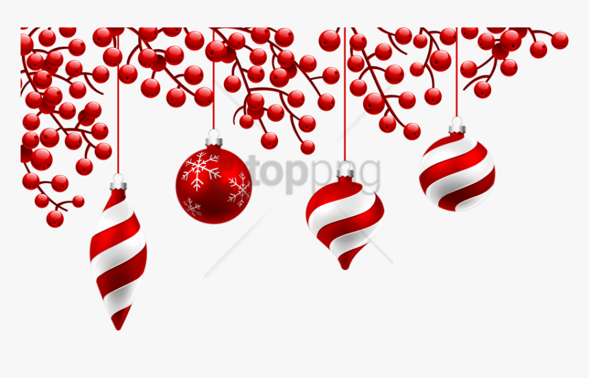 Free Png Download Red Christmas Decorations Png Images - Transparent Christmas Decoration Png, Png Download, Free Download