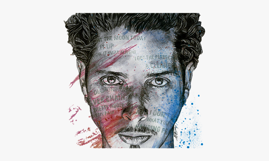 Chris Cornell Painting Horizontal, HD Png Download, Free Download