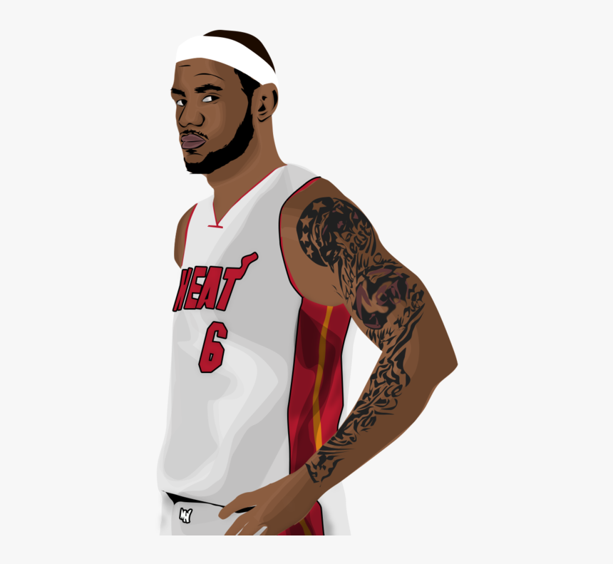 Transparent Png Background Lebron James - Lebron James White Background, Png Download, Free Download