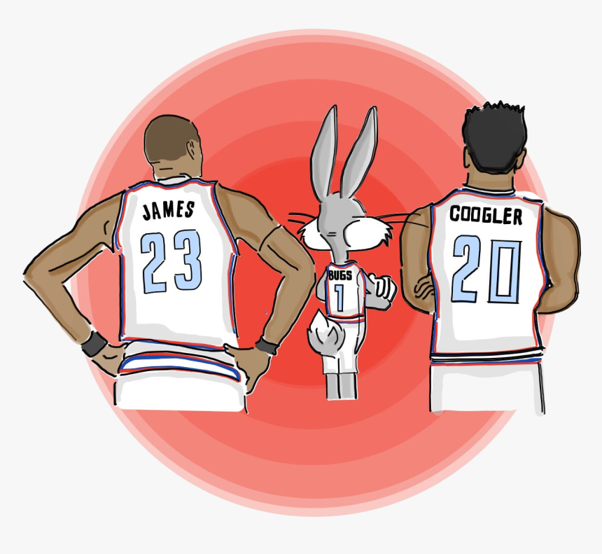 Space Jam Lebron James And Ryan Coogler Team Up For - Michael Jordan And Lebron James Cartoon, HD Png Download, Free Download