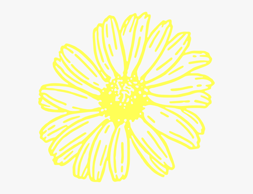Yellow Daisy Svg Clip Arts - Clip Art, HD Png Download, Free Download