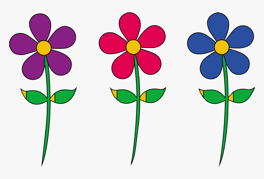 3 Free Daisy Png Flowers - Transparent Clipart Of Flowers, Png Download, Free Download