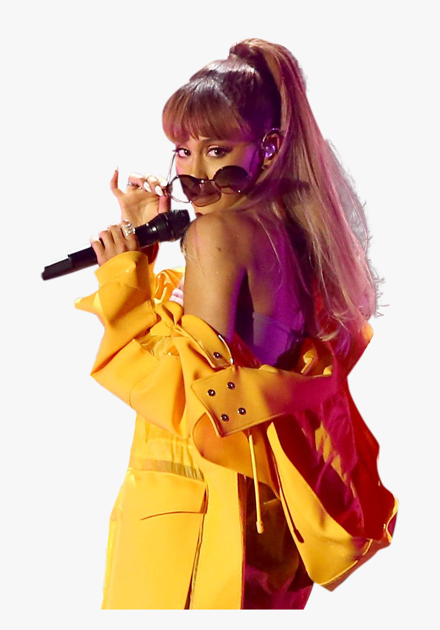 Ariana Grande In Yellow Dress On Stage Png Image - Ariana Grande Png Transparent Cut, Png Download, Free Download