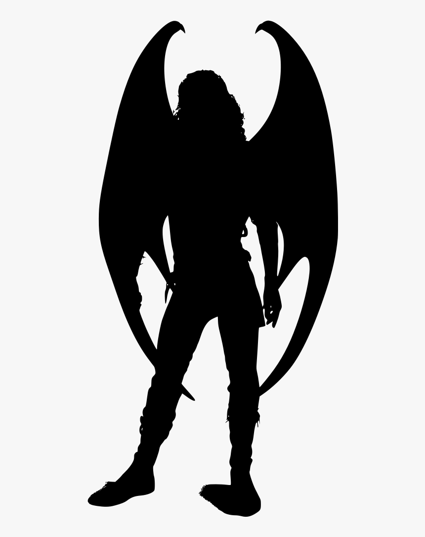 Silhouette Of A Evil Fairy Png Clipart , Png Download - Illustration, Transparent Png, Free Download