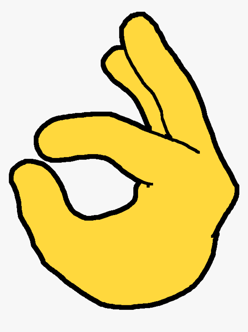 Ok Emoji, HD Png Download - kindpng.