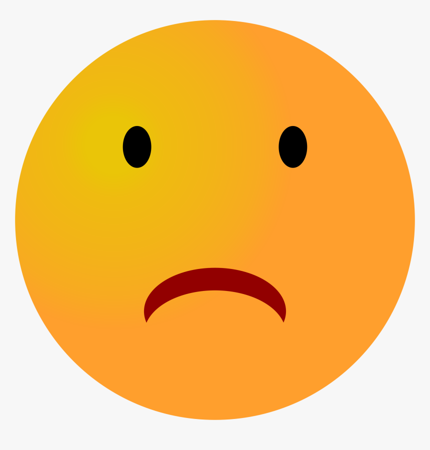 Frown Emoji Clip Arts - Smiley, HD Png Download, Free Download