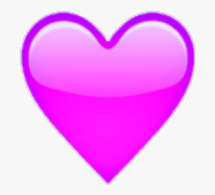 Transparent Corazón Png - Purple Heart Emoji Apple, Png Download, Free Download