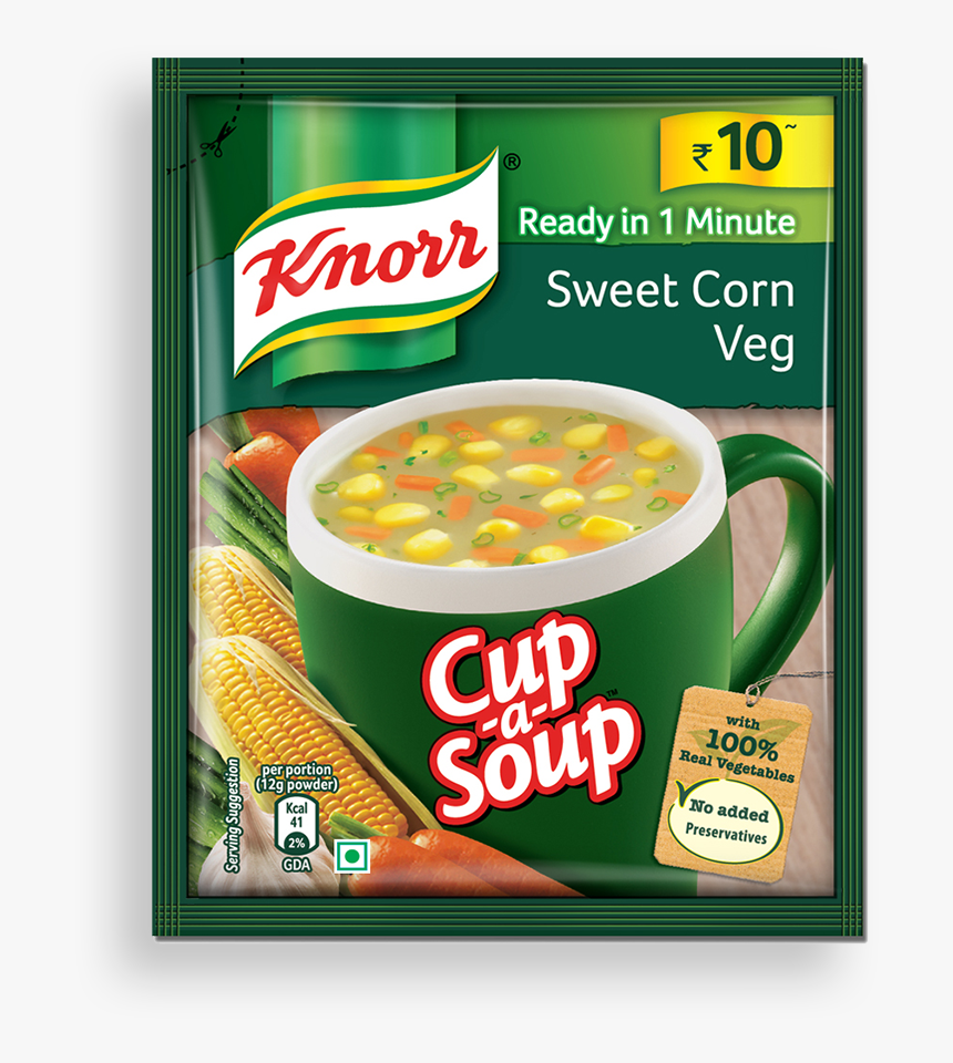 Transparent Corn Stalk Png - Knorr Sweet Corn Veg Soup, Png Download, Free Download