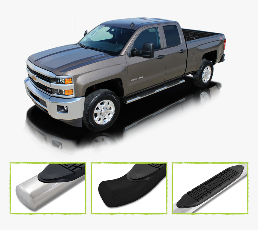 2018 Silverado Crew Cab Nerf Bars, HD Png Download, Free Download