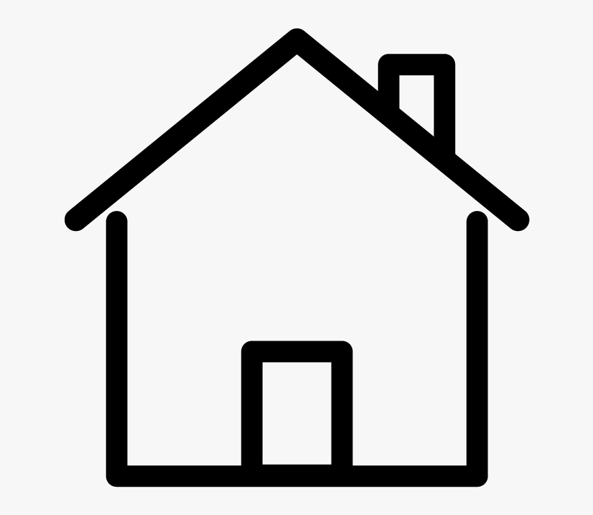 Home Visits & Hangouts - Home Icon Outline Png, Transparent Png, Free Download