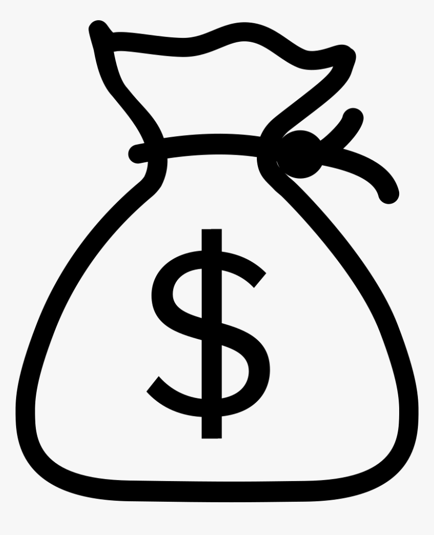 Money Bag Png - Money Bag White Png, Transparent Png, Free Download