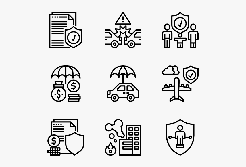 Insurance - Food Icons Png, Transparent Png, Free Download