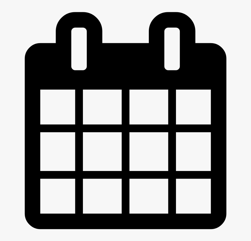Calendar Font Awesome - Font Awesome Calendar Icon, HD Png Download, Free Download